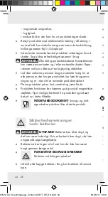 Предварительный просмотр 34 страницы Silvercrest 91522 Operation And Safety Notes