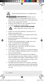 Предварительный просмотр 64 страницы Silvercrest 91522 Operation And Safety Notes