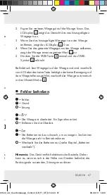 Предварительный просмотр 67 страницы Silvercrest 91522 Operation And Safety Notes