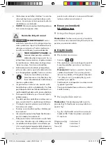 Предварительный просмотр 10 страницы Silvercrest 91925 Operation And Safety Notes