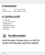 Предварительный просмотр 18 страницы Silvercrest 92069 Operation And Safety Notes