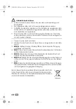 Preview for 42 page of Silvercrest 93480 Operating Instructions Manual