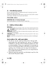 Preview for 48 page of Silvercrest 93480 Operating Instructions Manual