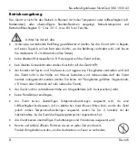 Preview for 10 page of Silvercrest 93821 User Manual And Service Information