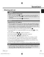 Preview for 16 page of Silvercrest 96126 Operating Instructions Manual