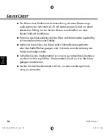 Preview for 81 page of Silvercrest 96126 Operating Instructions Manual