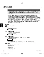 Preview for 93 page of Silvercrest 96126 Operating Instructions Manual