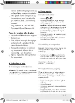 Preview for 25 page of Silvercrest 96299 Operation And Safety Notes