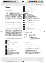 Preview for 23 page of Silvercrest 96498 Operation And Safety Notes