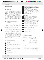 Preview for 58 page of Silvercrest 96498 Operation And Safety Notes