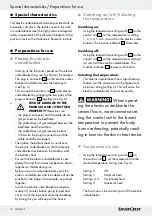 Preview for 10 page of Silvercrest 96962 Operation And Safety Notes