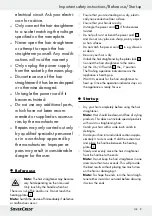 Preview for 8 page of Silvercrest 97784 Operation And Safety Notes