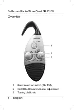 Предварительный просмотр 9 страницы Silvercrest BR-2100 Manual