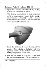 Предварительный просмотр 11 страницы Silvercrest BR-2100 Manual