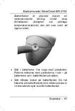 Предварительный просмотр 42 страницы Silvercrest BR-2100 Manual