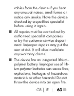 Preview for 66 page of Silvercrest CHAMPIGNON SBPL 15 A1 Operating Instructions Manual