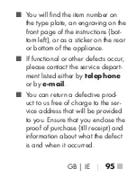 Preview for 98 page of Silvercrest CHAMPIGNON SBPL 15 A1 Operating Instructions Manual