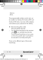 Preview for 12 page of Silvercrest Classic Model L Operating Instructions And Safety Advices