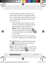 Preview for 15 page of Silvercrest Classic Model L Operating Instructions And Safety Advices