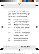 Preview for 26 page of Silvercrest Classic Model L Operating Instructions And Safety Advices