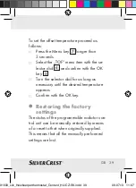 Preview for 35 page of Silvercrest Classic Model L Operating Instructions And Safety Advices