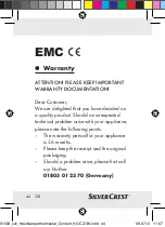 Preview for 40 page of Silvercrest Classic Model L Operating Instructions And Safety Advices