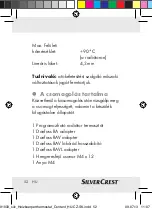 Preview for 48 page of Silvercrest Classic Model L Operating Instructions And Safety Advices