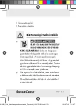 Preview for 49 page of Silvercrest Classic Model L Operating Instructions And Safety Advices