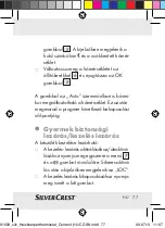 Preview for 73 page of Silvercrest Classic Model L Operating Instructions And Safety Advices