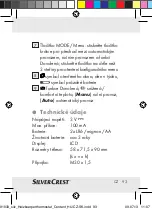 Preview for 89 page of Silvercrest Classic Model L Operating Instructions And Safety Advices