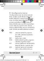 Preview for 109 page of Silvercrest Classic Model L Operating Instructions And Safety Advices