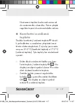 Preview for 113 page of Silvercrest Classic Model L Operating Instructions And Safety Advices