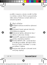 Preview for 128 page of Silvercrest Classic Model L Operating Instructions And Safety Advices