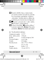 Preview for 129 page of Silvercrest Classic Model L Operating Instructions And Safety Advices