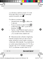 Preview for 158 page of Silvercrest Classic Model L Operating Instructions And Safety Advices