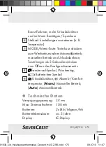 Preview for 171 page of Silvercrest Classic Model L Operating Instructions And Safety Advices