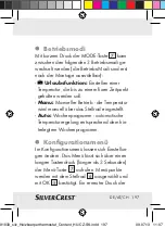 Preview for 193 page of Silvercrest Classic Model L Operating Instructions And Safety Advices