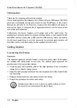 Preview for 16 page of Silvercrest CM-3500 User Manual And Service Information