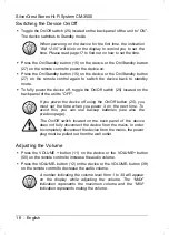 Preview for 18 page of Silvercrest CM-3500 User Manual And Service Information