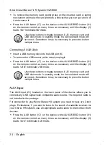 Preview for 26 page of Silvercrest CM-3500 User Manual And Service Information