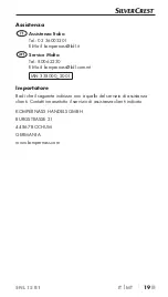 Preview for 22 page of Silvercrest DA COLLO SNL 15 B1 Operating Instructions And Safety Instructions