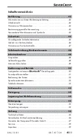 Preview for 44 page of Silvercrest DA COLLO SNL 15 B1 Operating Instructions And Safety Instructions