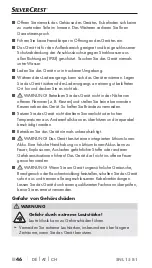 Preview for 49 page of Silvercrest DA COLLO SNL 15 B1 Operating Instructions And Safety Instructions