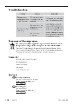 Preview for 15 page of Silvercrest DB 1400 B2 Operating Instructions Manual