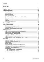 Preview for 4 page of Silvercrest DGP1000 User Manual And Service Information