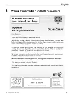 Предварительный просмотр 55 страницы Silvercrest DV-5300HD User Manual And Service Information