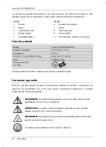 Preview for 78 page of Silvercrest eds sbb 850 b1 User Manual And Service Information