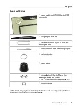 Preview for 5 page of Silvercrest GTA2000 User Manual And Service Information