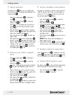 Preview for 32 page of Silvercrest H14271 Operation And Safety Notes