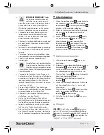 Preview for 55 page of Silvercrest H14271A Operation And Safety Notes